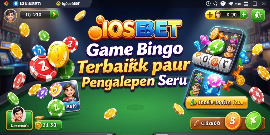 Screenshot dari gameplay IOSBET yang menampilkan keasyikan bermain Bingo.