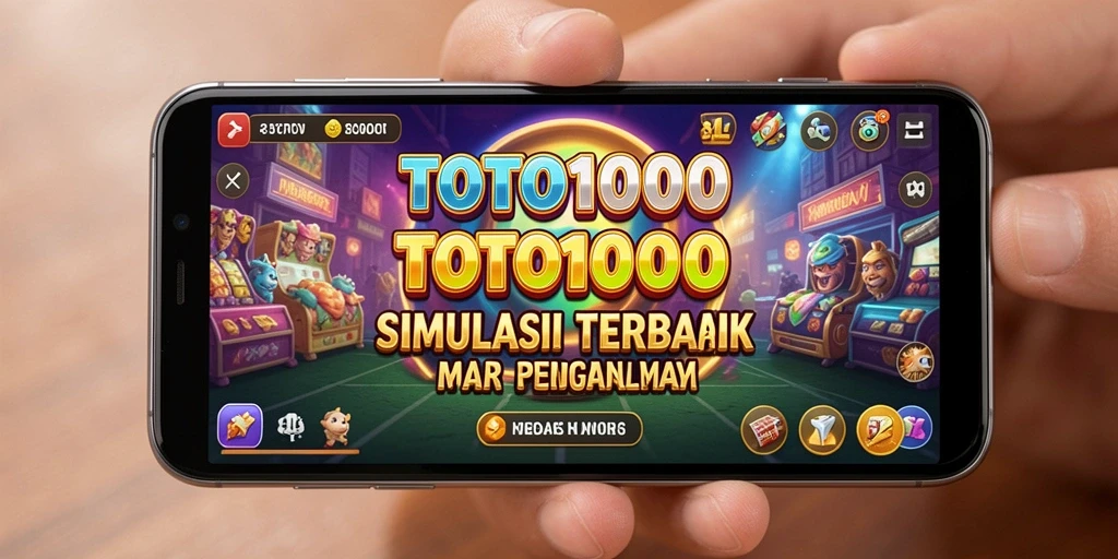Screenshot TOTO1000 menunjukkan aksi gameplay simulasi yang seru.